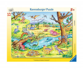 Ravensburger 05633 - Пъзел 15 парчета - Малките динозаври
