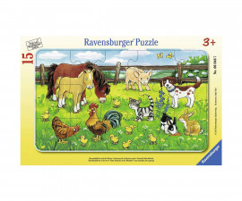 Ravensburger 06046 - Пъзел 15елемента - Домашни животни