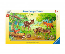 Ravensburger 6376 - Пъзел 15 елемента - Диви животни