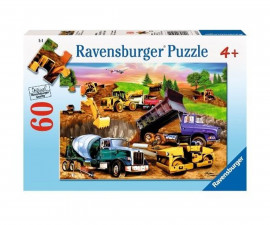 Ravensburger 9525 - Пъзел 60 елемента - Строителна площадка