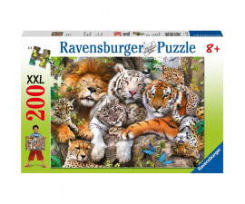 Ravensburger 12721 - Пъзел 200 XXL елемента - Спящи диви животни