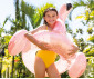 Надуваеми пояси Summer Collection INTEX 56251NP - Glitter Flamingo Tube thumb 7