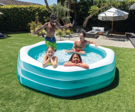 Надуваеми басейни Summer Collection INTEX 58492NP - Swim Center™ Octagonal Family Pool