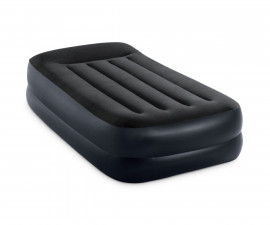 Надуваеми легла и матраци Comfort Rest INTEX 64122NP - Twin Pillow Rest Raised Airbed With Fiber-Tech Bip (w/220-240V Built-in Pump)