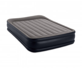 Надуваеми легла и матраци Comfort Rest INTEX 64136NP - Queen Deluxe Pillow Rest Airbed W/Fiber-Tech Bip (w/220-240V Built-in Pump)
