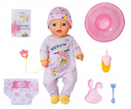 Zapf Creation 835685 - BABY Born® Soft Touch Little Girl 36 cm Doll