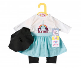Zapf Creation 870945 - Dolly Moda for BABY Born/Baby Annabell Doll Outfit Paris 43 cm