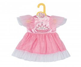 Zapf Creation 871058 - Dolly Moda for BABY Born/Baby Annabell Doll Princess Dress with Crown 43 cm