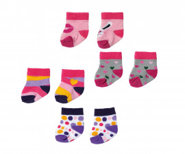 Zapf Creation 836057 - BABY Born® Socks 2x 2 ass. 43cm