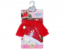 Zapf Creation 836118 - BABY Born® Xmas Dress 43cm