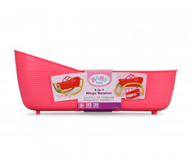 Zapf Creation 838075 - BABY Born® 3 in 1 Bassinet Pinplay