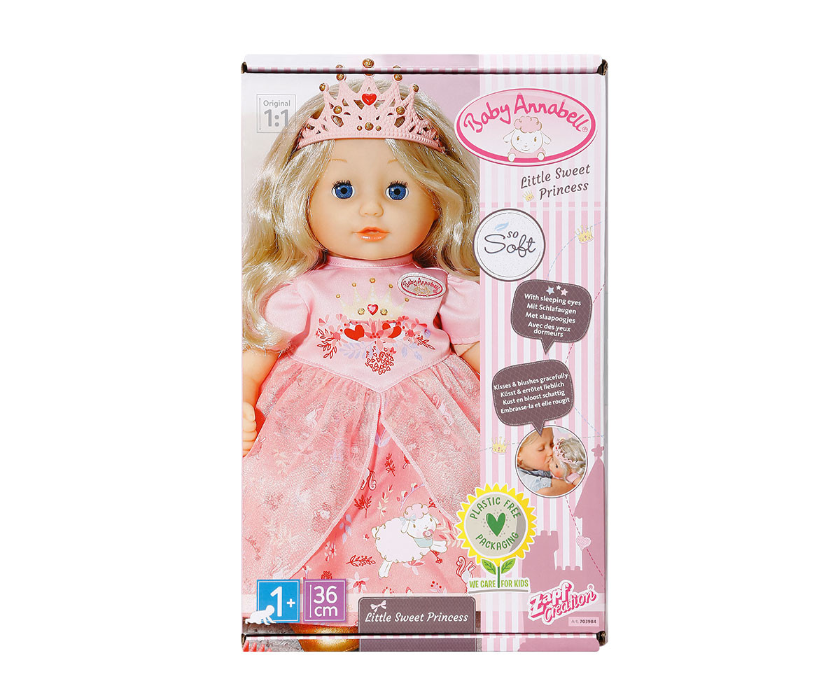 Кукла бейби Анабел - Малка сладка принцеса, 36см. 703984