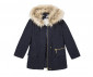 Детско палто с качулка 3Pommes 3P44024-485, за момиче на възраст 3-4 г. thumb 2