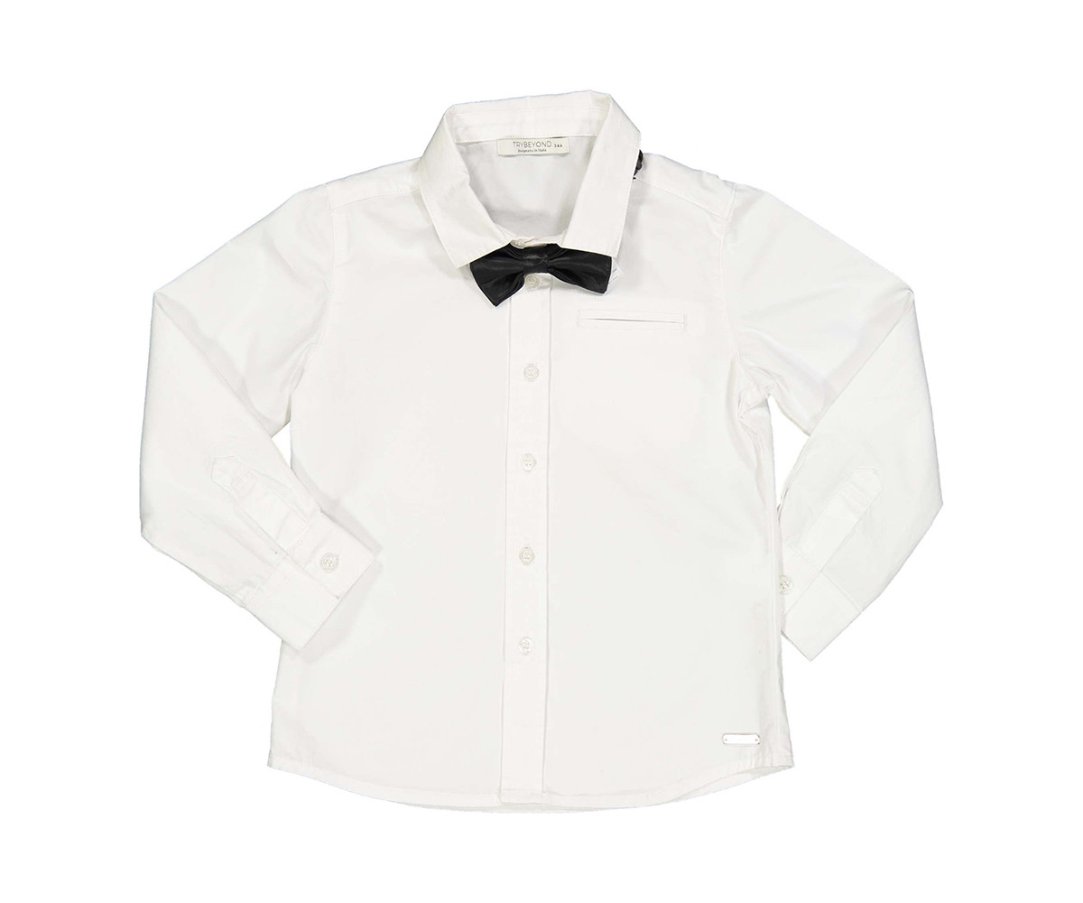 Детска риза с дълъг ръкав Trybeyond 90490-11a за момче, 4-10 г.
