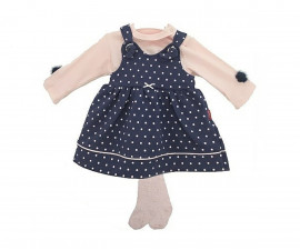 бебешки комплект рокля, блуза и чорапогащник So Sweety, марка Bebetto, фабр.№ K2696b, момиче, 6-24 м.