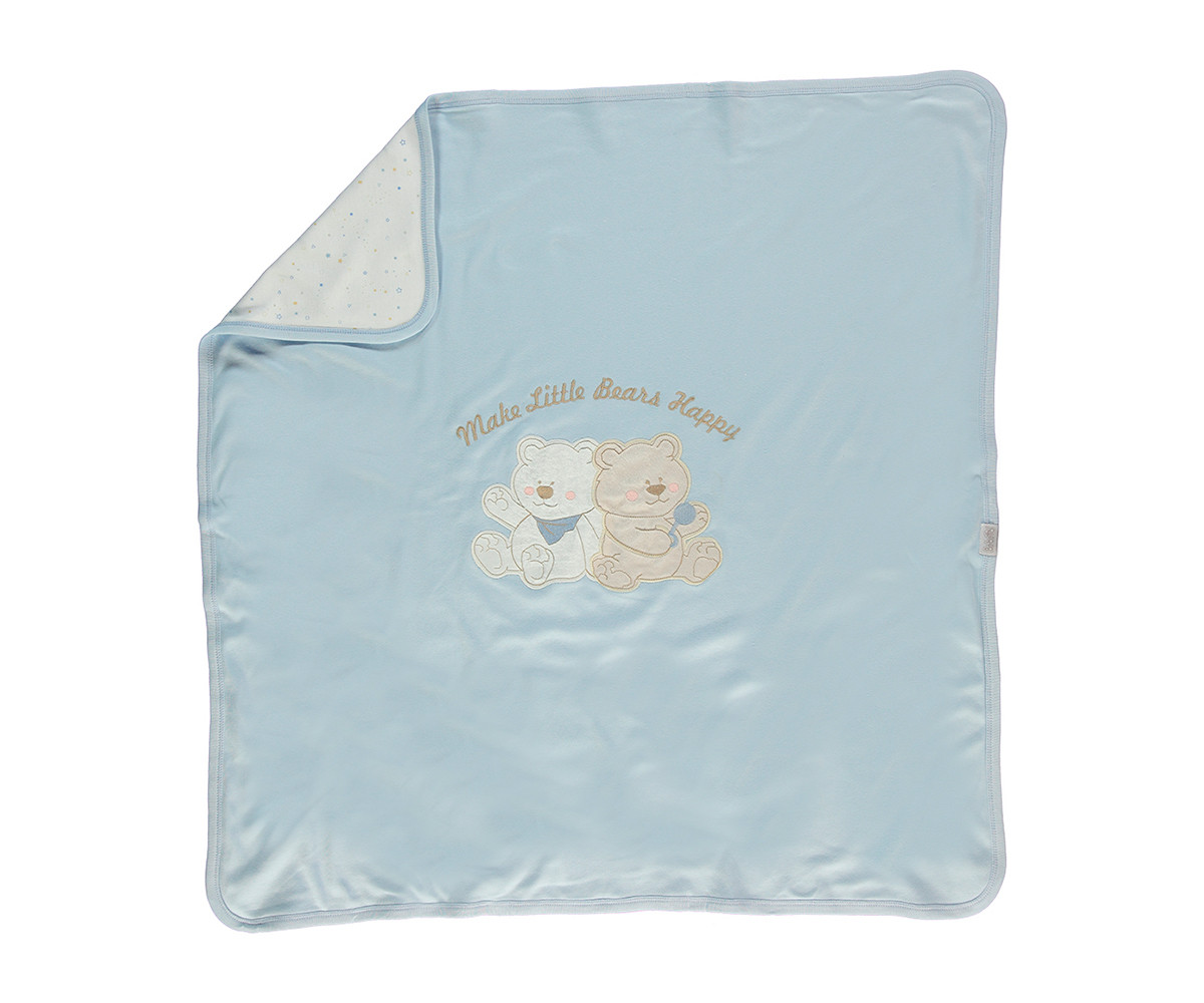 Bebetto Little Bears Cotton Baby Blanket - B677