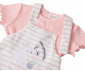 Детски дрешки марка Bebetto - Комплект тениска с къс ръкав и къс гащеризон Comfort Day K4321, момиче, 6-24 м. thumb 5