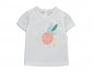 Детски дрешки марка Bebetto - Комплект суитшърт с качулка, тениска и панталон Aloha/24 K4339, момиче, 6-9 м. thumb 3