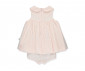Детски дрешки марка Bebetto - Комплект рокля без ръкав и гащички Pearl K4395P, момиче, розов, 6-36 м. thumb 2