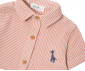 Детски дрешки марка Bebetto - Комплект риза с къс ръкав и дънкови бермуди Free Giraffe K4337R, момче, брик, 6-36 м. thumb 5