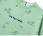 Детски дрешки марка Bebetto - Комплект тениска и дънкови бермуди Let's be Friend K4288G, момче, зелен, 9-12 м. thumb 3