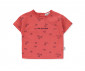 Детски дрешки марка Bebetto - Комплект тениска и дънкови бермуди Let's be Friend K4288R, момче, червен, 9-12 м. thumb 3