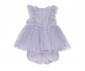 Детски дрешки марка Bebetto - Комплект рокля без ръкав и гащички Lucky Girl K4403L, момиче, лилав, 24-36 м. thumb 2