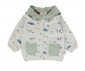 Детски дрешки марка Bebetto - Комплект суитшърт с качулка, тениска и панталон Safari K4378, момче, 3-6 м. thumb 3