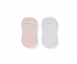 Детски дрешки марка Bebetto - Чорапки терлици 2 чифта Cute Spring S627PW, момиче, розови-бели, 0-36 м.