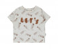 Детски дрешки марка Bebetto - Комплект тениска и къси панталони Little Writer K4221B, момче, кафяв, 6-36 м. thumb 3