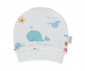 Детски дрешки марка Bebetto - Бебешка памучна шапка 2 бр. Tiny Whale C1055, момче, екрю, 0-6 м., 43 см. thumb 4