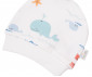 Детски дрешки марка Bebetto - Бебешка памучна шапка 2 бр. Tiny Whale C1055, момче, екрю, 0-6 м., 43 см. thumb 5