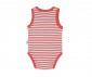 Детски дрешки марка Bebetto - Боди без ръкав Tiny Whale T3492, момче, червен, 0-12 м. thumb 2