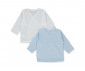 Детски дрешки марка Bebetto - Камизолка 2 бр. Basic/24 T3389B, момче, синя, 0-3 м. thumb 2