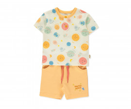 Детски дрешки марка Bebetto - Лятна пижама от 2 части Organic Cosmic Space F1326, унисекс, 3-24 м.