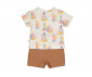 Детски дрешки марка Bebetto, серия Sea and Sun K4671BR - Комплект тениска с къс ръкав и къси панталоки, момче, 6-9 м., 74 см. thumb 2