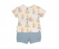 Детски дрешки марка Bebetto, серия Sea and Sun K4671I - Комплект тениска с къс ръкав и къси панталоки, момче, 6-36 м., ръст: 74-98 см. thumb 2