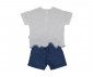 Детски дрешки марка Bebetto, серия Brave Waves K4860 - Комплект тениска с къс ръкав и къси панталонки деним, момче, 6-36 м., ръст: 74-98 см. thumb 2