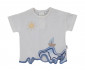 Детски дрешки марка Bebetto, серия Brave Waves K4860 - Комплект тениска с къс ръкав и къси панталонки деним, момче, 6-36 м., ръст: 74-98 см. thumb 3
