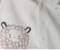 Детски дрешки марка Bebetto, серия Organic Little Lamb T3938 - Елек, унисекс, 3-24 м., ръст: 68-92 см. thumb 3