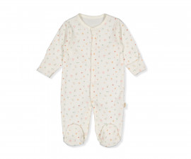 Детски дрешки марка Bebetto, серия Organic My Mushroom T3812 - Гащеризон с ходило, момиче, 3-6 м., ръст: 56-68 см.