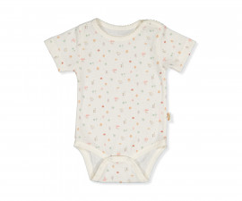 Детски дрешки марка Bebetto, серия Organic My Mushroom T3926 - Боди с къс ръкав, момиче, 0-12 м., ръст: 62-80 см.