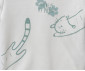 Детски дрешки марка Bebetto, серия Organic Sleepy Cat T3833G - Боди с къс ръкав, момче, 0-12 м., ръст: 62-80 см. thumb 3