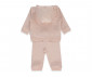 Детски дрешки Bebetto Mother and Baby K4915 - Комплект суитшърт с качулка, тениска и панталон, момиче, 18-24 м., мръсно розов thumb 2