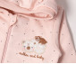 Детски дрешки Bebetto Mother and Baby K4915 - Комплект суитшърт с качулка, тениска и панталон, момиче, 18-24 м., мръсно розов thumb 6