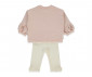 Детски дрешки Bebetto Mother and Baby K4917 - Комплект суитшърт и панталонки, момиче, 18-24 м., мръсно розов thumb 2