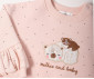 Детски дрешки Bebetto Mother and Baby K4917 - Комплект суитшърт и панталонки, момиче, 18-24 м., мръсно розов thumb 5