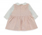 Детски дрешки Bebetto Mother and Baby K4918 - Комплект рокля с блузка, момиче, 18-24 м., мръсно розов thumb 2