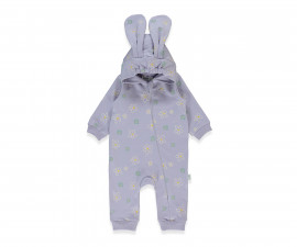 Детски дрешки Bebetto Bebetto Girl Team K4880 - Гащеризон с качулка и цип, момиче, 12-18 м., лилав