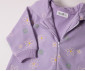 Детски дрешки Bebetto Bebetto Girl Team K4880 - Гащеризон с качулка и цип, момиче, 12-18 м., лилав thumb 3